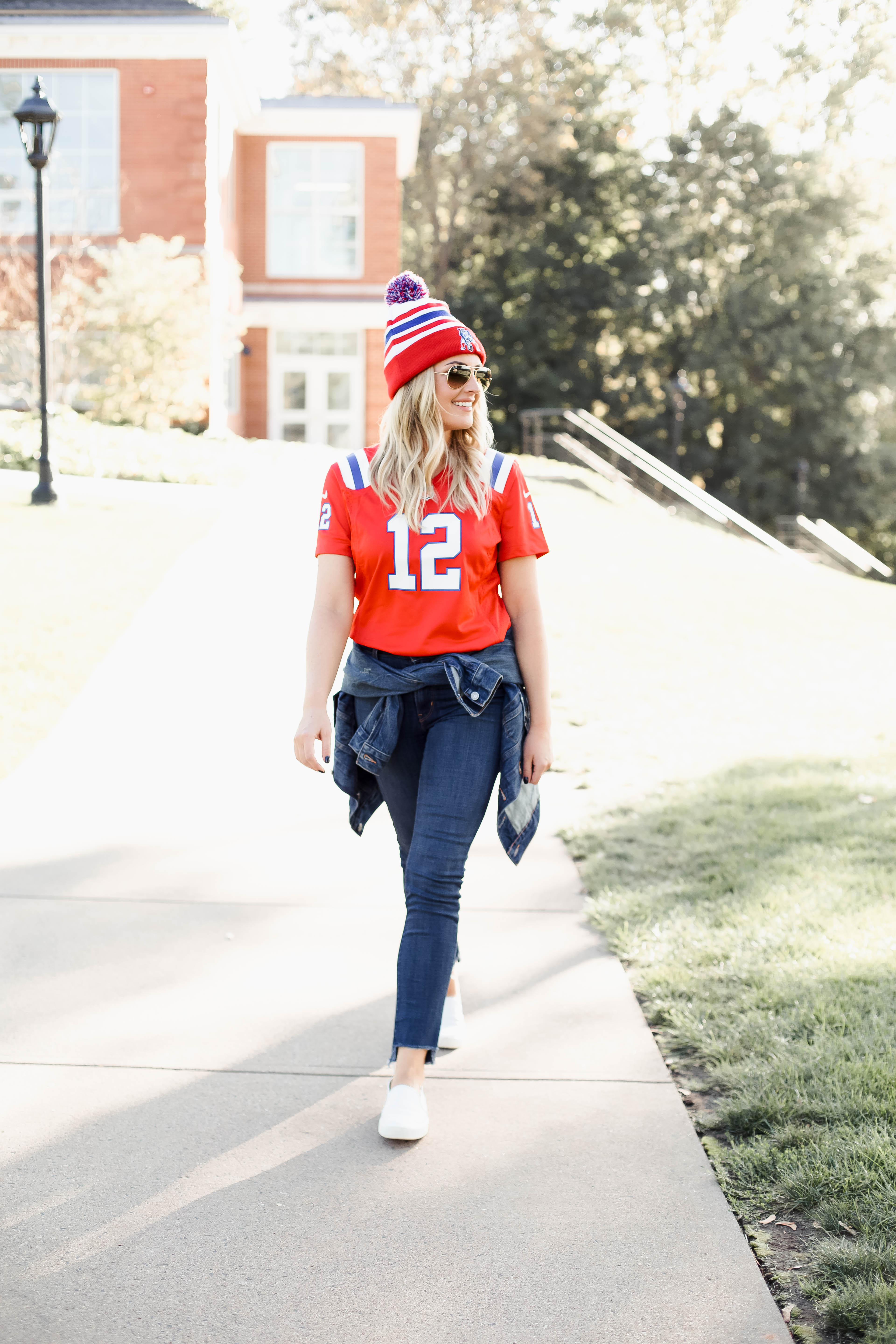 3 Ways To Style A Jersey - Red White & Denim
