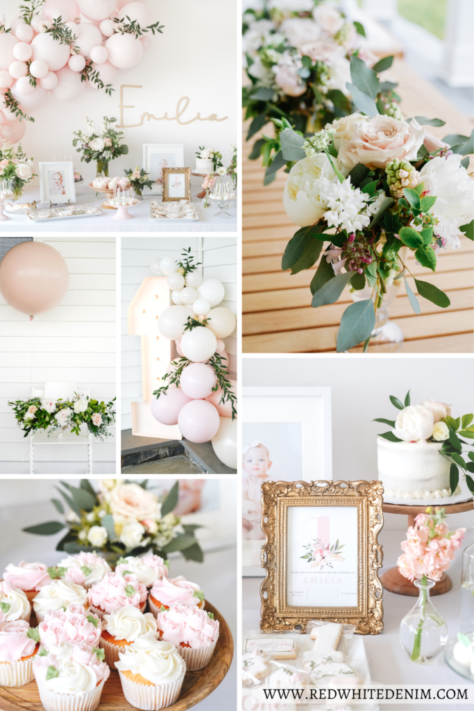 Blush and Gold Garden Party - Inspired By This