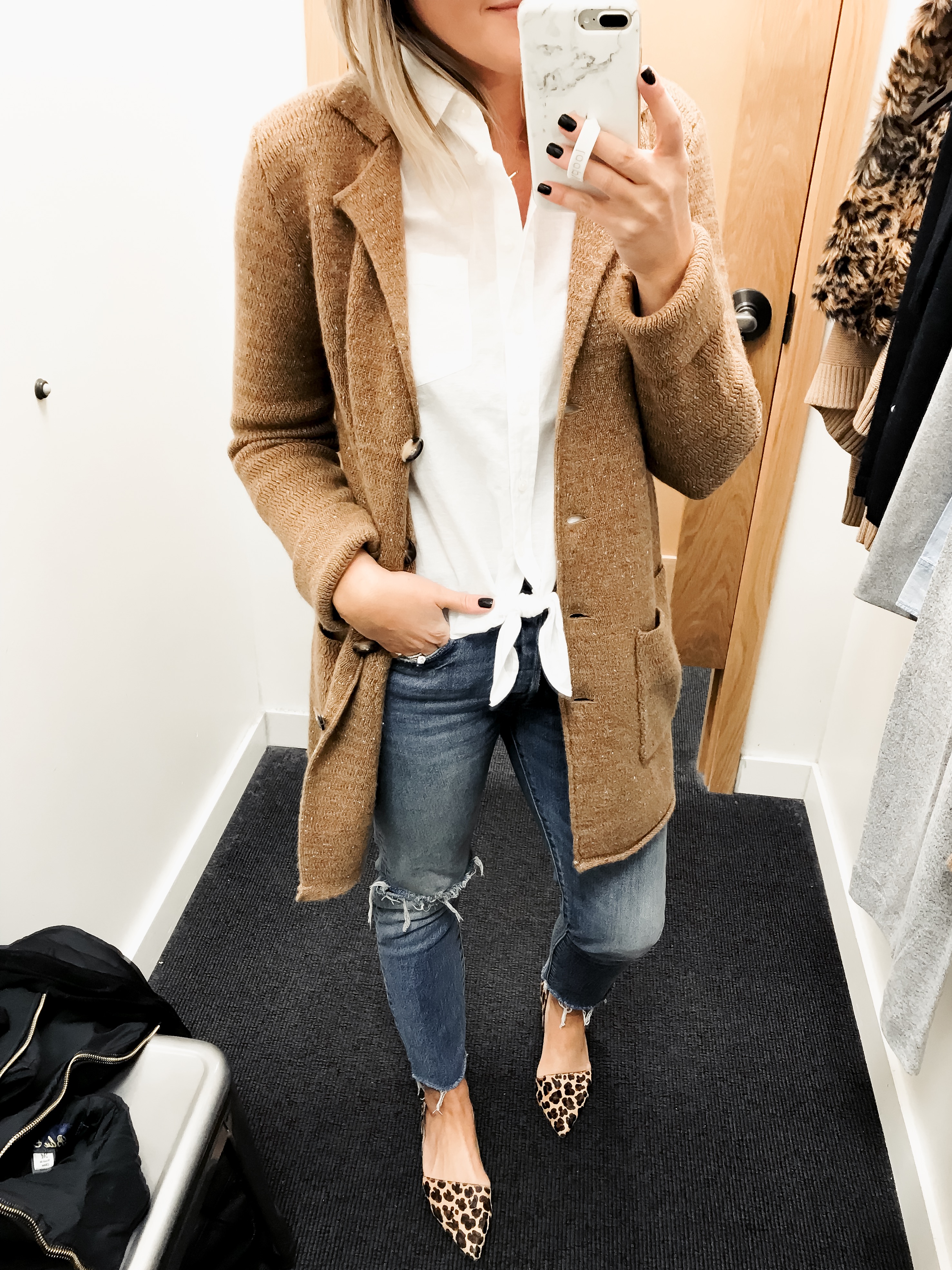 J. Crew Factory Try On Session Cardigan Coat