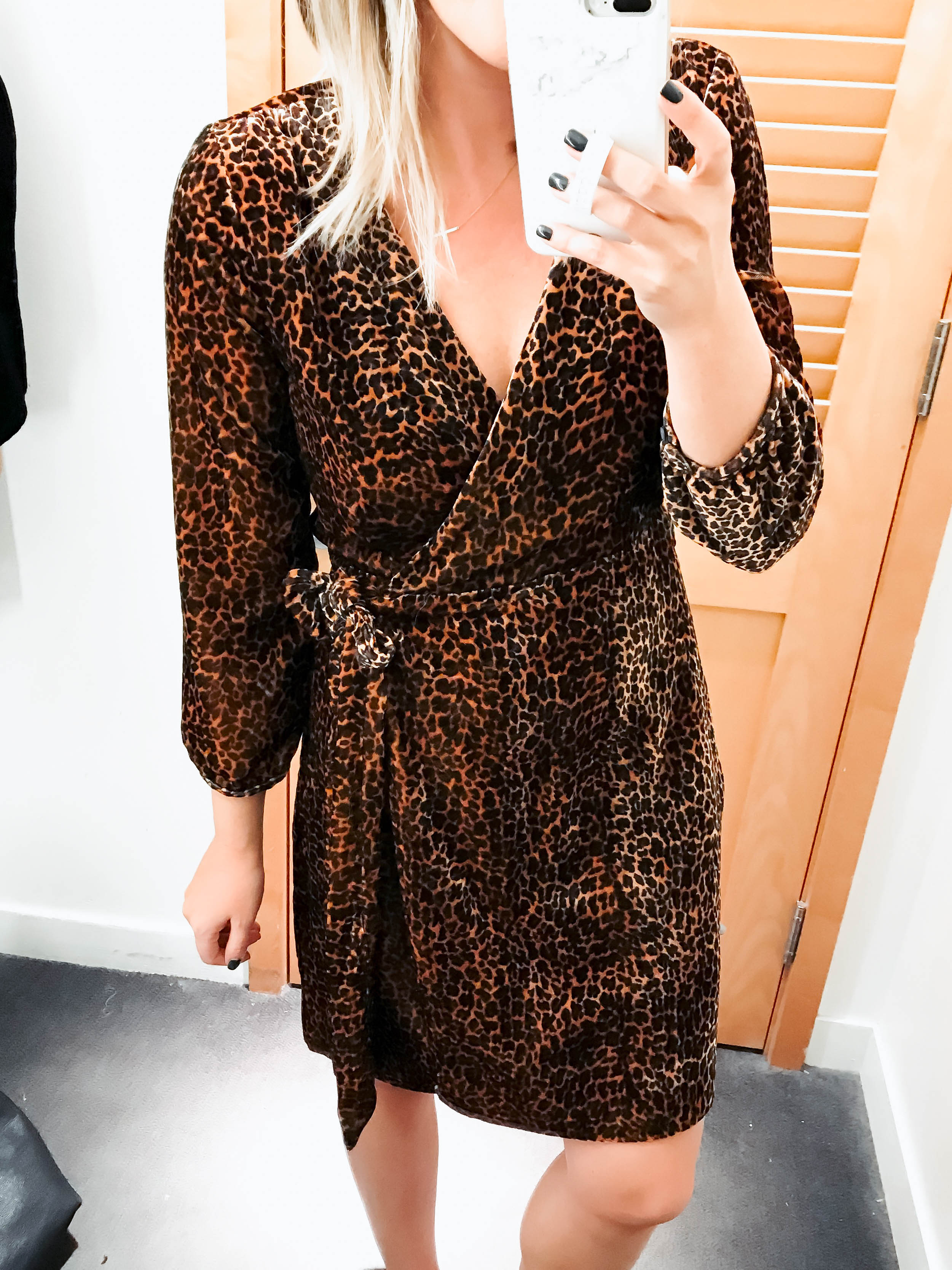 J Crew Try On Fall 2018 Holiday Velvet Leopard Dress