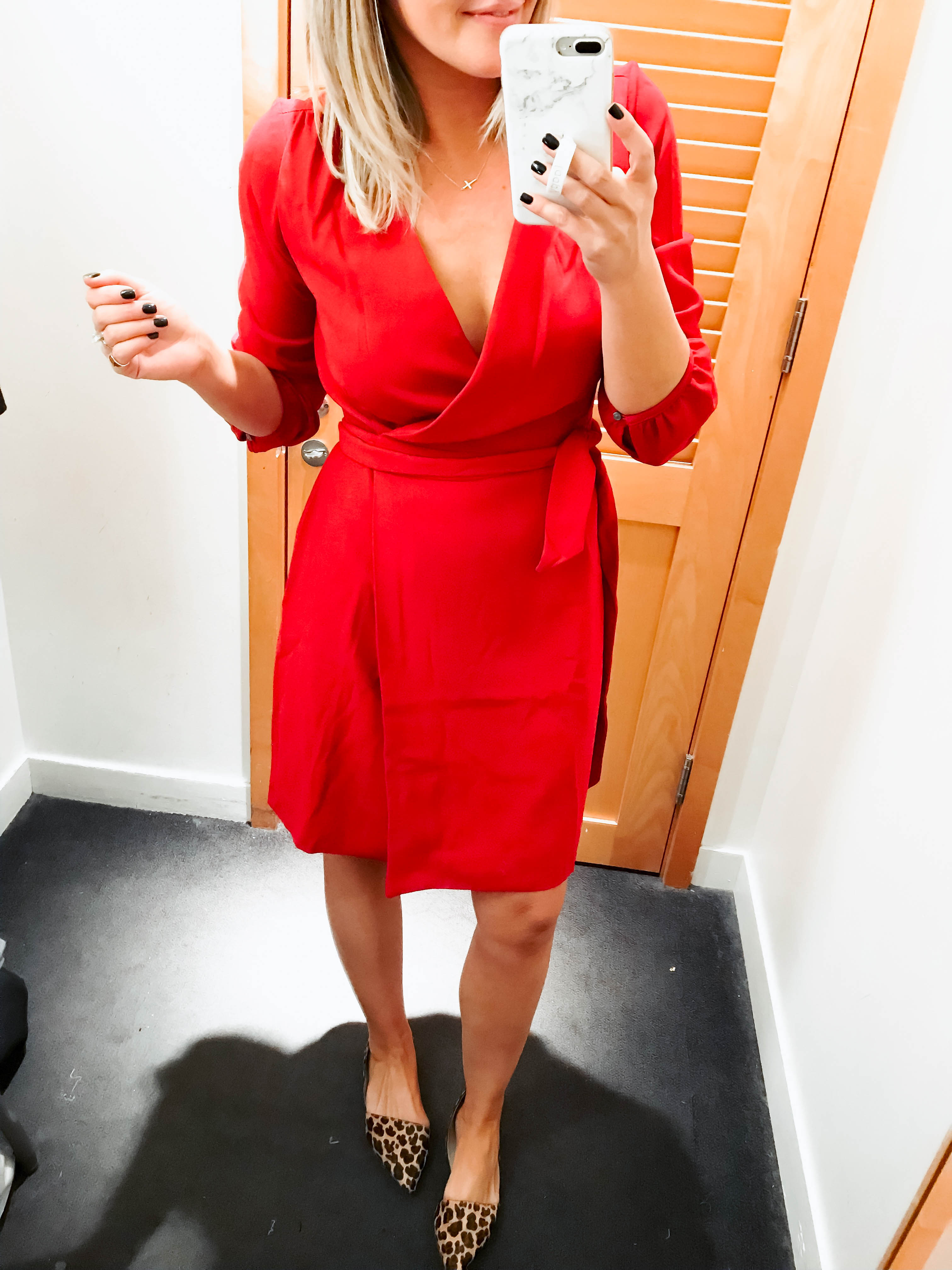 J. Crew Try On Fall 2018 Holiday Red Dress