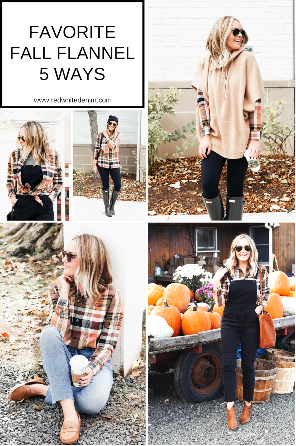 5 Ways To Style A Flannel For Fall - Red White & Denim