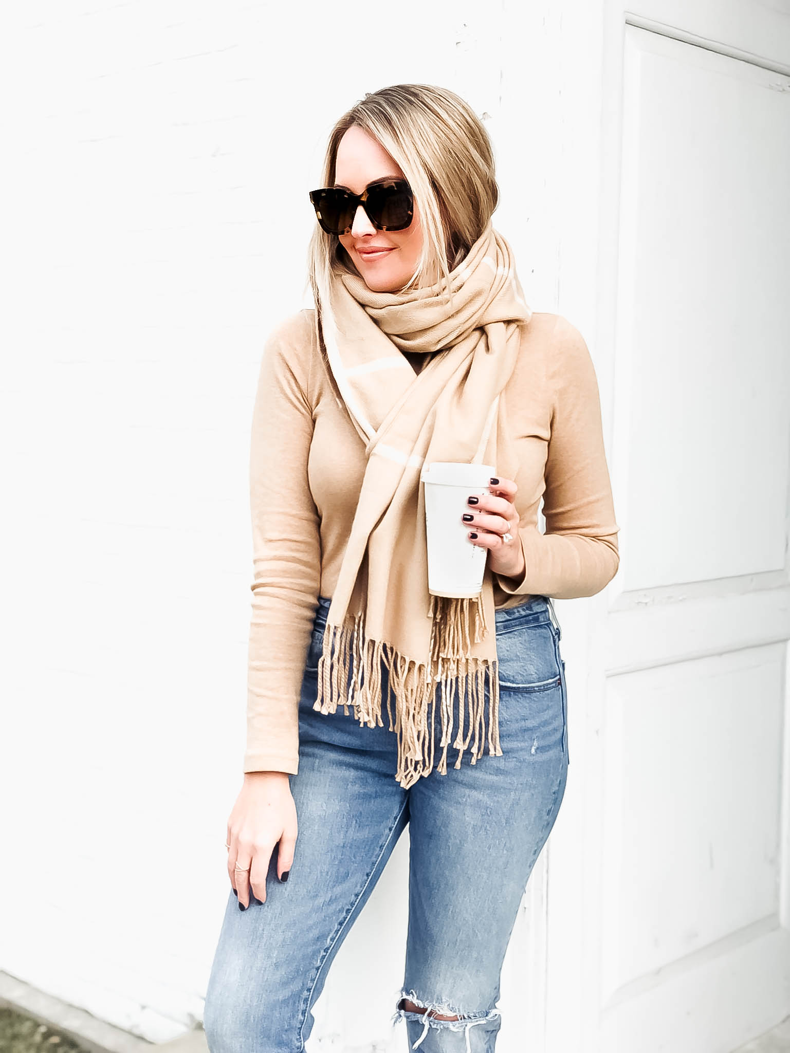 2 Ways to Style a Cape Scarf