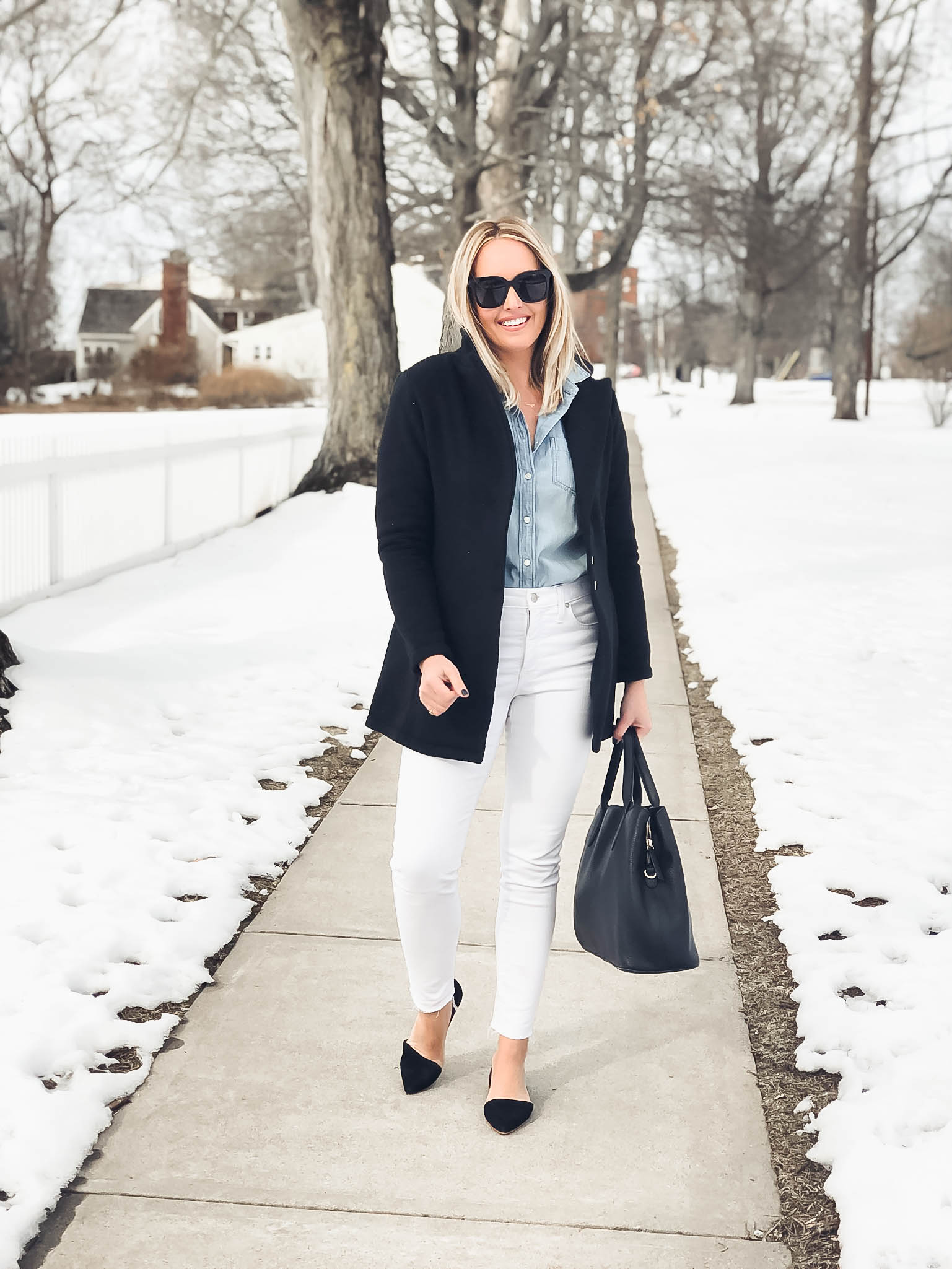 7 Ways You Can Wear White Jeans In Winter - Be Daze Live