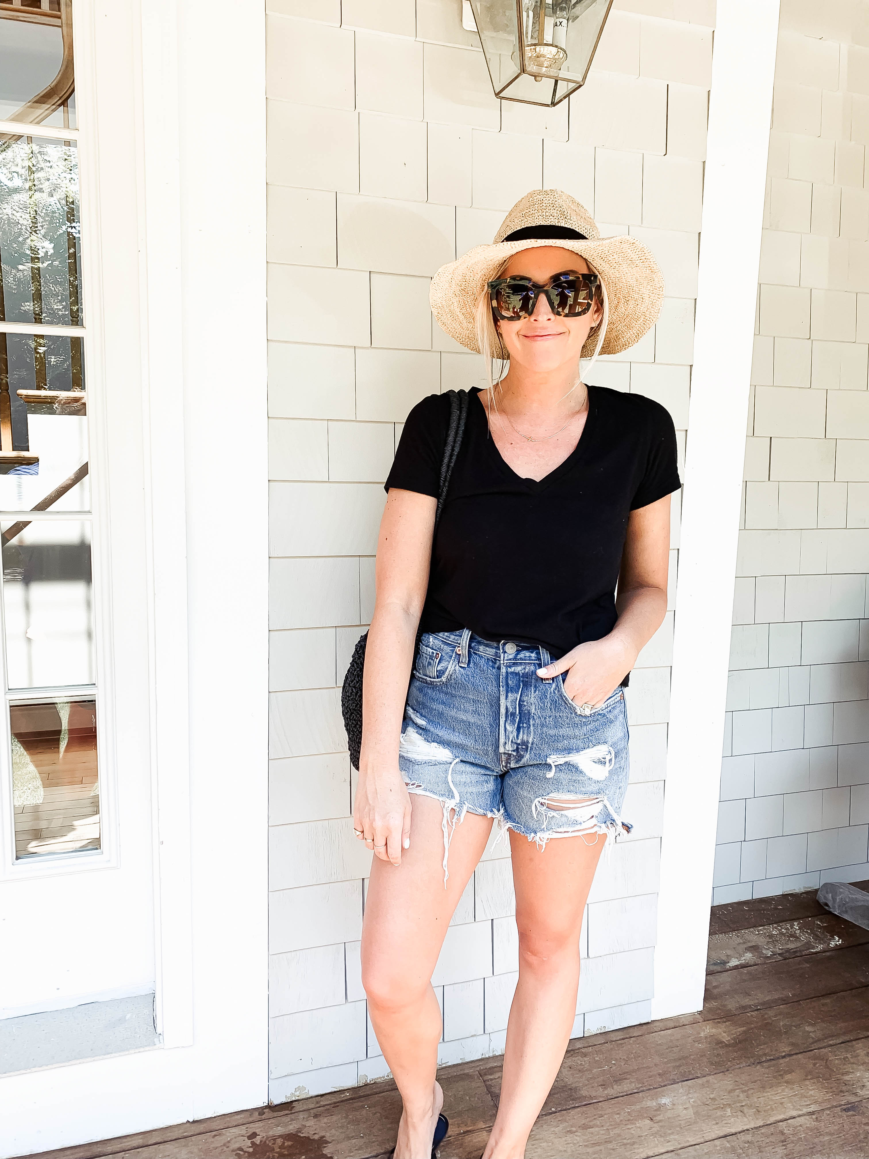 Maine Vacation: Outfit Recap - Red White & Denim