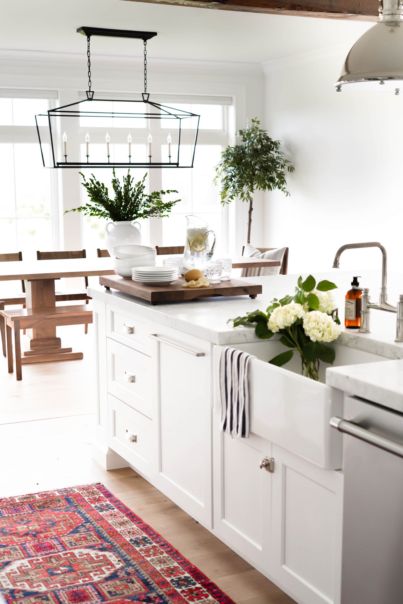 New England Living Kitchen Design Ideas