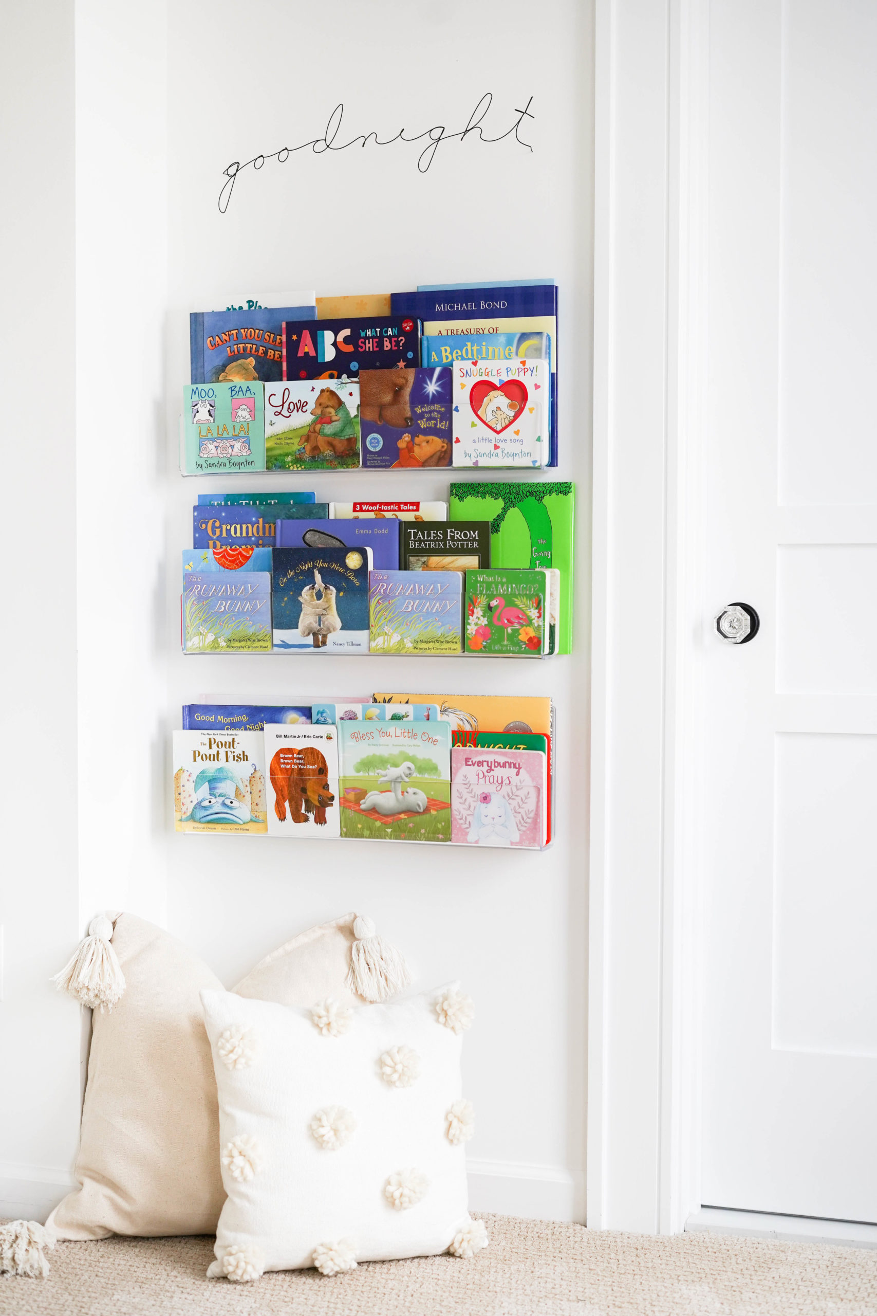 Nursery Acrylic Book Shelves