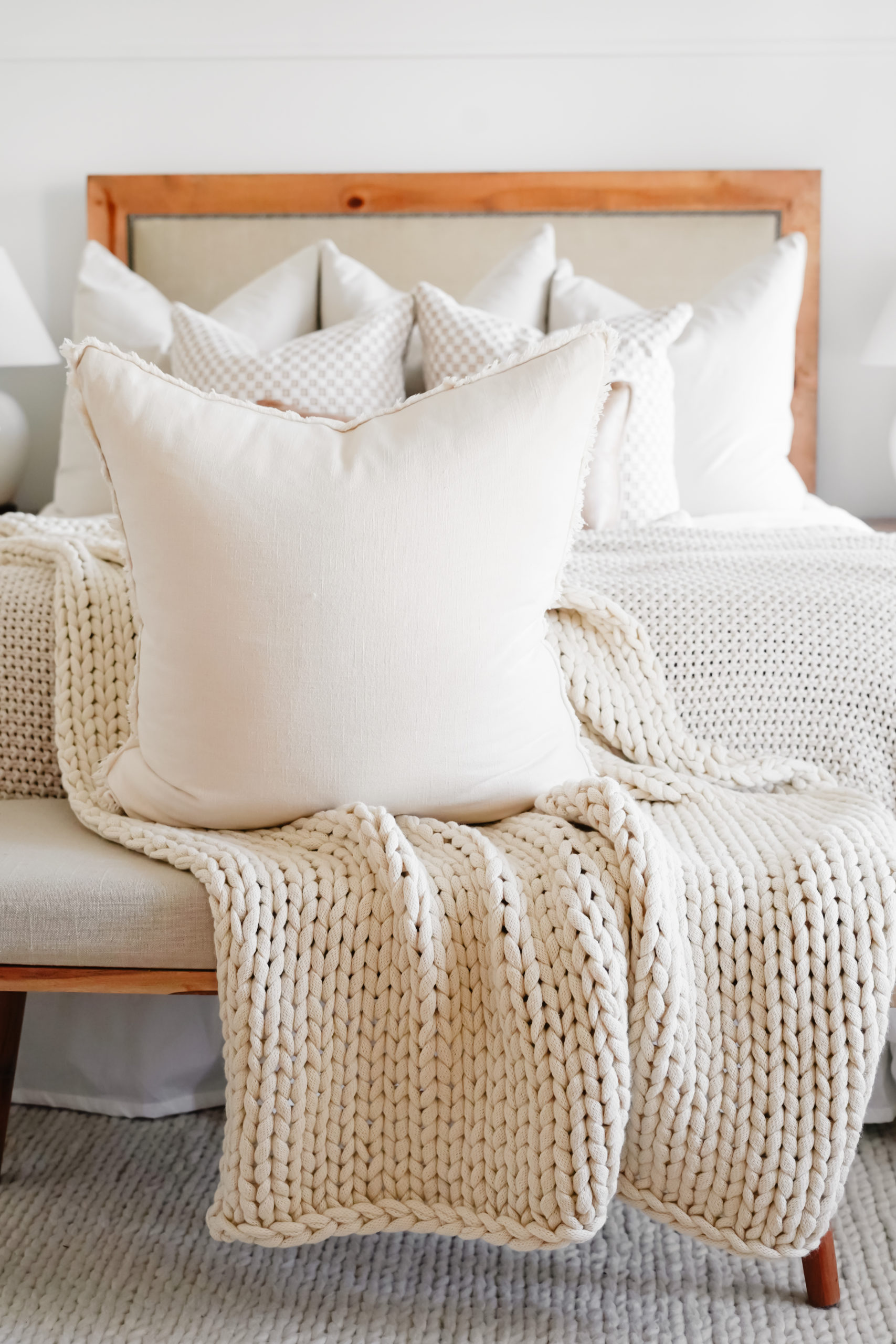 THE BEST PILLOW INSERTS - Red White & Denim