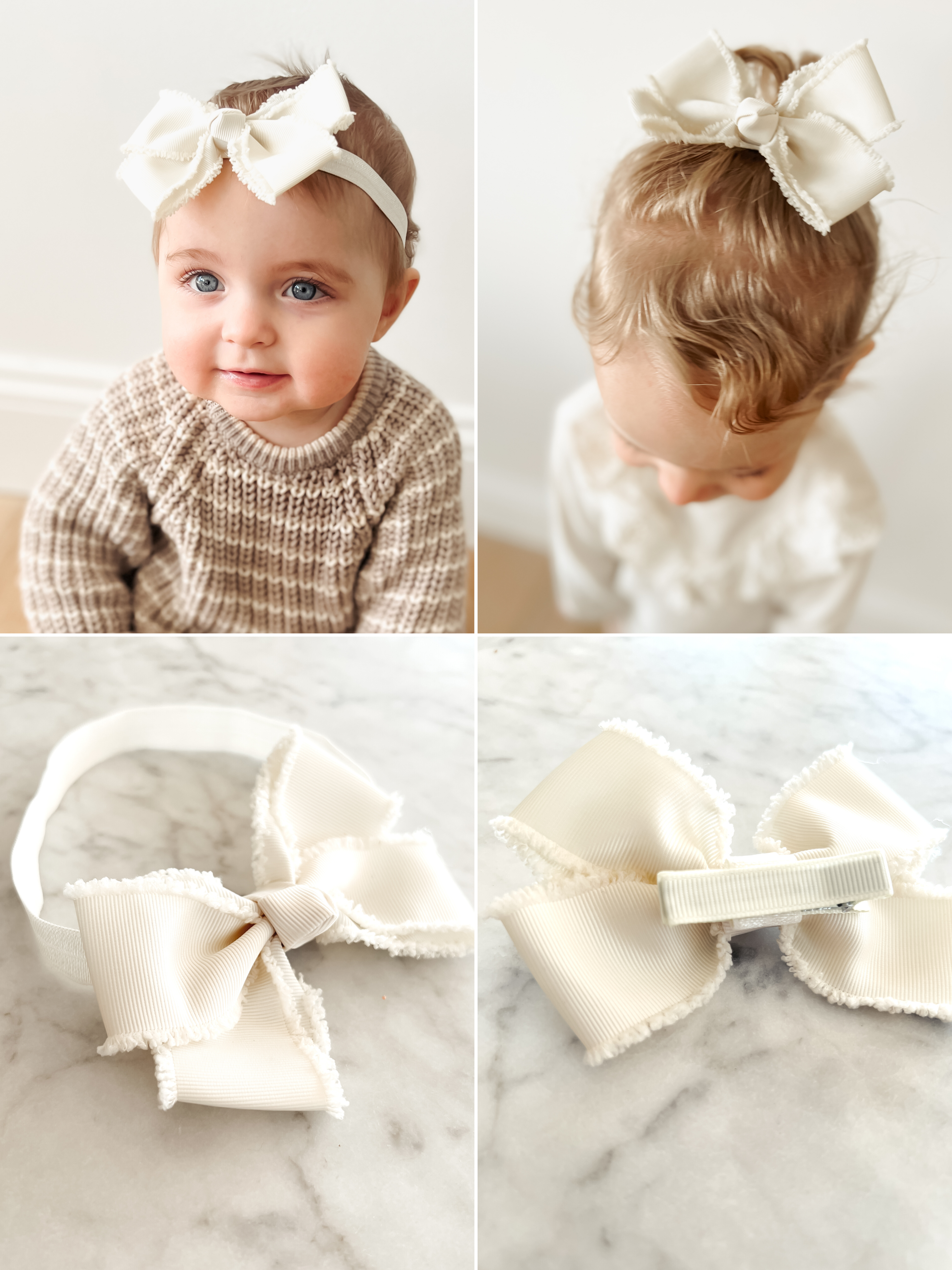 How to Convert Baby Headbands to Bow Clips
