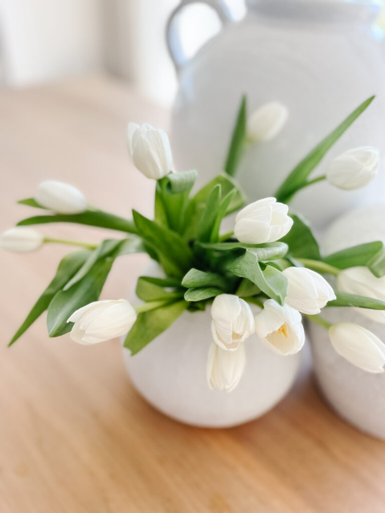 Faux White Tulips Amazon