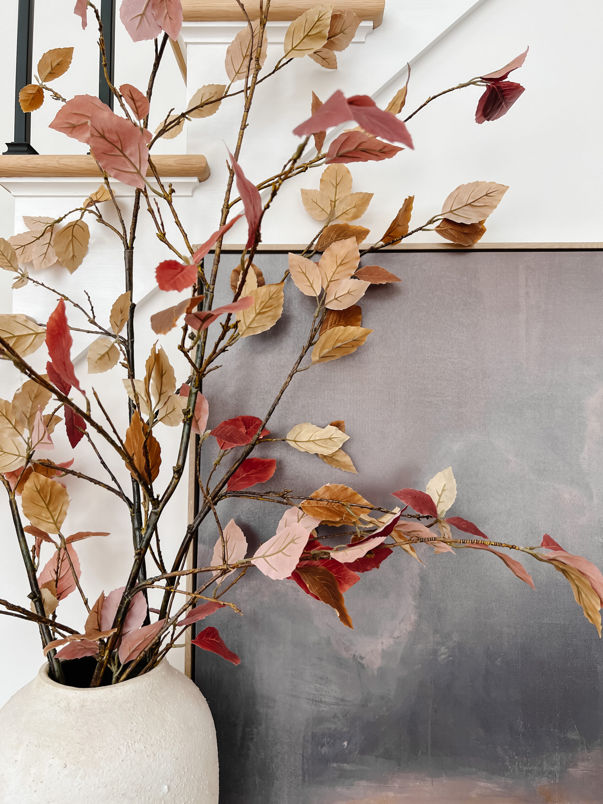 Faux Fall Leaves Stems Farmhouse Fall Foliage Branches Fall Greenery –  Bloomy Floral