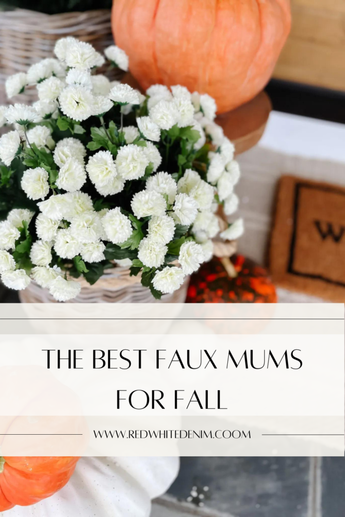 Best Faux Fake Mums for Fall