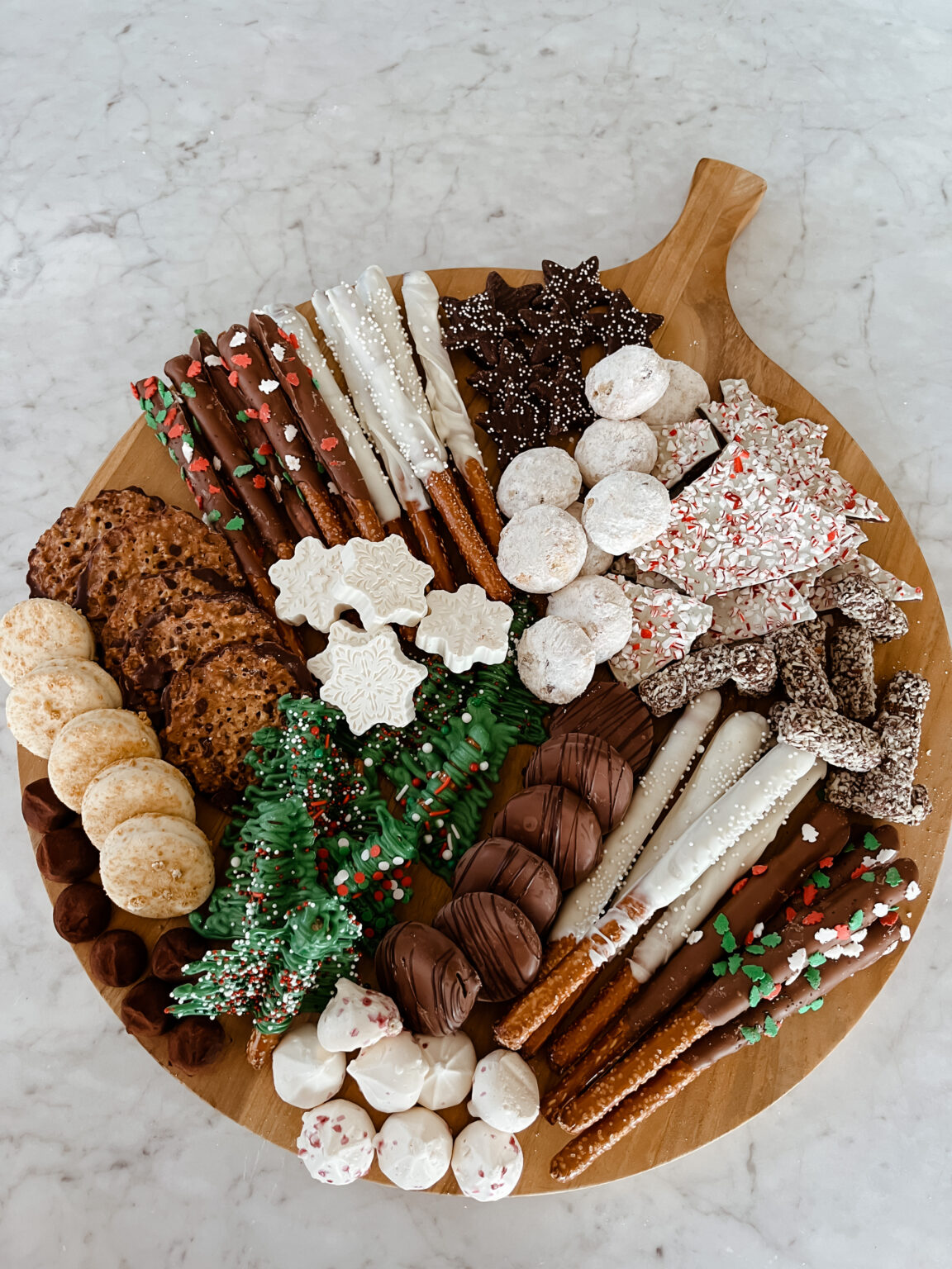 Christmas Dessert Board - Trader Joe’s + Costco - Red White & Denim