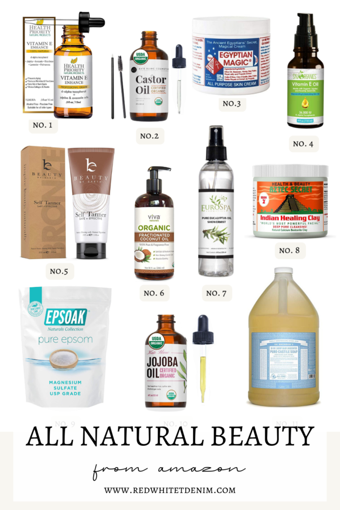 Amazon All Natural Beauty Finds