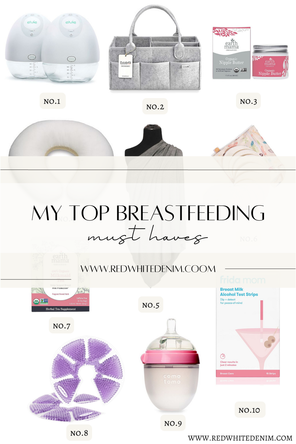 TOP-10-BREASTFEEDING-ESSENTIALS-MUST-HAVE-PRODUCTS - Red White & Denim