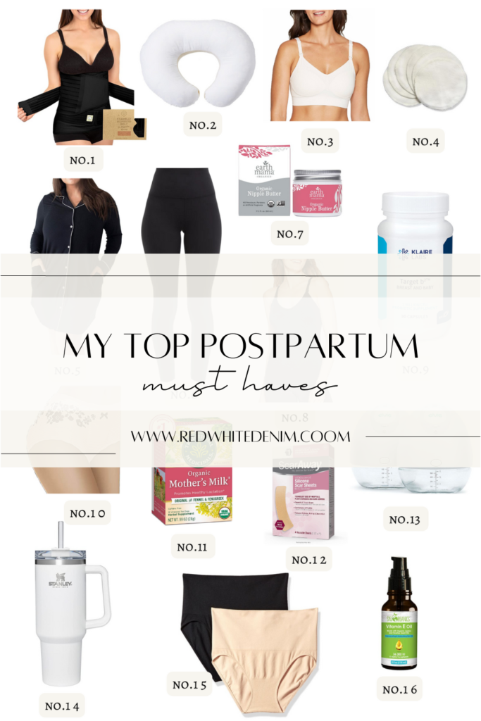 TOP POSTPARTUM ITEMS WHAT I REALLY USED