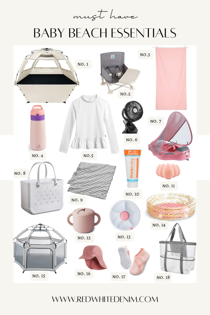 Must Have Baby Beach Essential Items