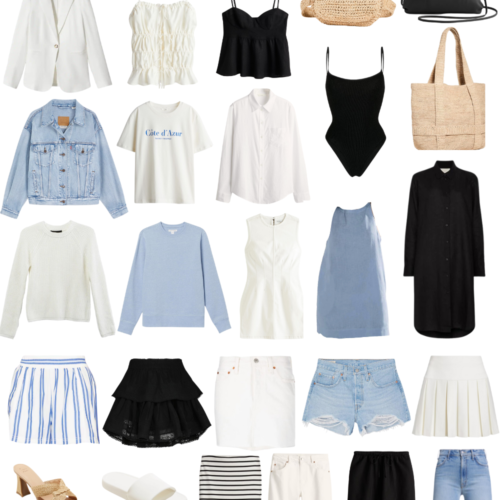 SUMMER CAPSULE WARDROBE 2024